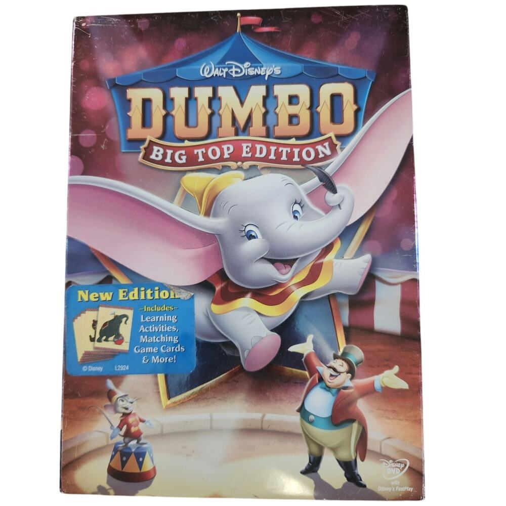 SEALED Walt Disney's DUMBO Big Top Special Edition dvd